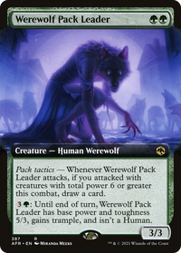 Werewolf Pack Leader (Extended Art) [Dungeons & Dragons: Adventures in the Forgotten Realms]