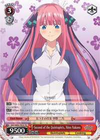 Deuxième des quintuplés, Nino Nakano (5HY/W83-TE25 TD) [The Quintessential Quintuplets] 
