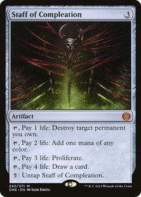 Staff of Compleation [Phyrexia: All Will Be One]