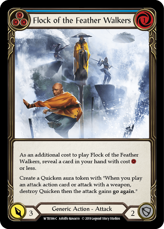 Flock of the Feather Walkers (Blue) [WTR184-C] (Welcome to Rathe) Alpha Print Normal - POKÉ JEUX