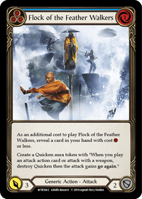 Flock of the Feather Walkers (Blue) [WTR184-C] (Welcome to Rathe) Alpha Print Normal - POKÉ JEUX