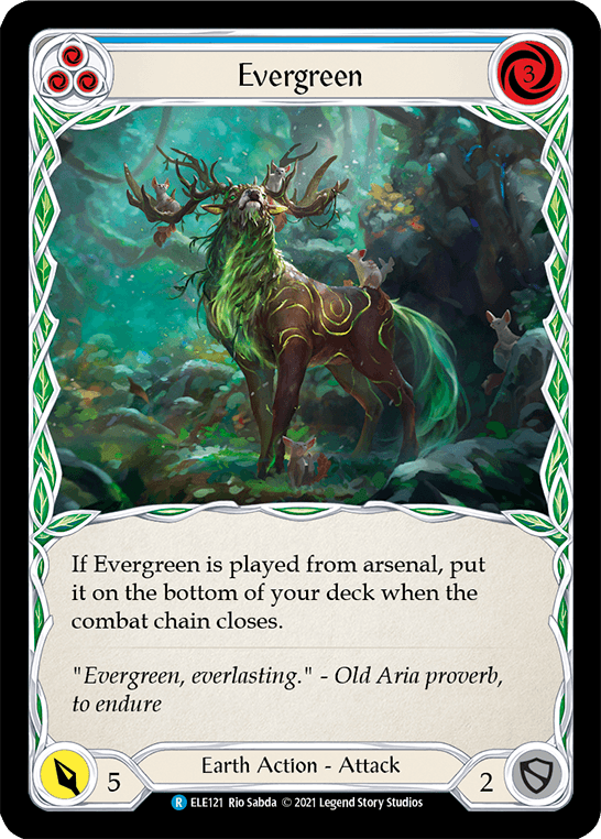 Evergreen (Blue) [ELE121] (Tales of Aria) 1st Edition Normal - POKÉ JEUX