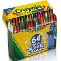 CRAYOLA - 64 ULTRA CLEAN BROAD LINE VARIETY PACK (Special Order)