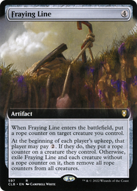 Fraying Line (Extended Art) [Commander Legends: Battle for Baldur's Gate]