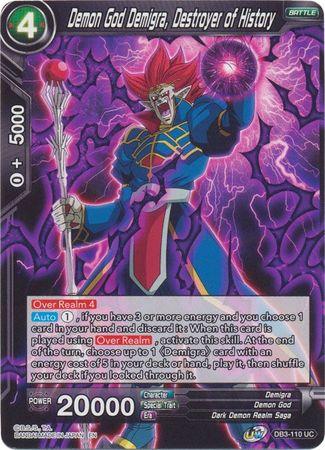 Demon God Demigra, Destroyer of History (DB3-110) [Giant Force] - POKÉ JEUX