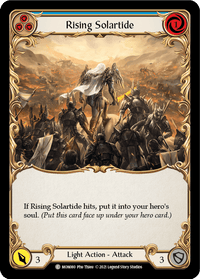 Rising Solartide (Blue) [MON080-RF] (Monarch) 1st Edition Rainbow Foil - POKÉ JEUX