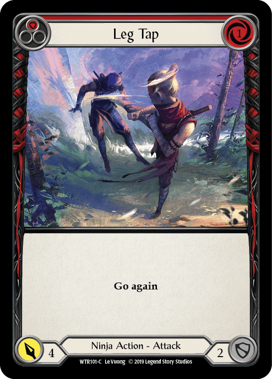 Leg Tap (Red) [WTR101-C] (Welcome to Rathe) Alpha Print Normal - POKÉ JEUX