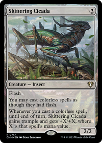 Skittering Cicada [Commander Masters]