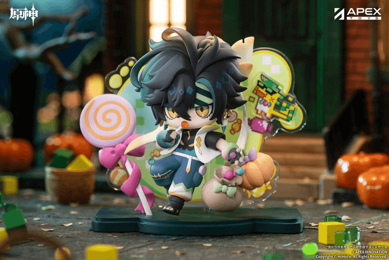[GENSHIN IMPACT] Twilight Whimsy Series Kinich Chibi Painted Figure w BONUS (Pre-Order)