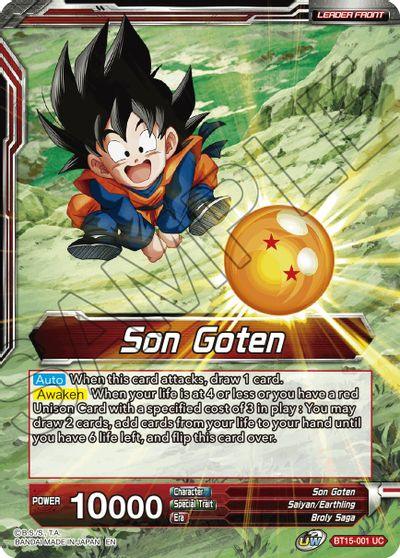 Son Goten // SS Son Goten, Kamehameha Miracle (BT15-001) [Saiyan Showdown] - POKÉ JEUX