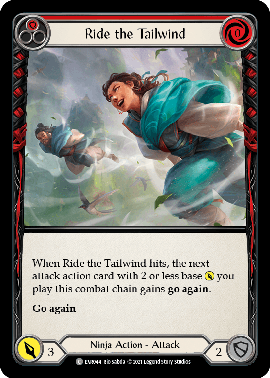 Ride the Tailwind (Red) [EVR044] (Everfest) 1st Edition Normal - POKÉ JEUX