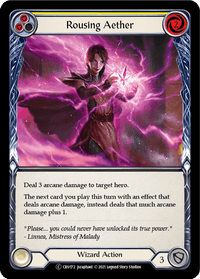 Rousing Aether (Yellow) [U-CRU172] (Crucible of War Unlimited) Unlimited Normal - POKÉ JEUX