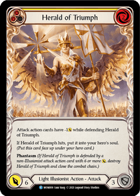 Herald of Triumph (Yellow) [MON009] (Monarch) 1st Edition Normal - POKÉ JEUX