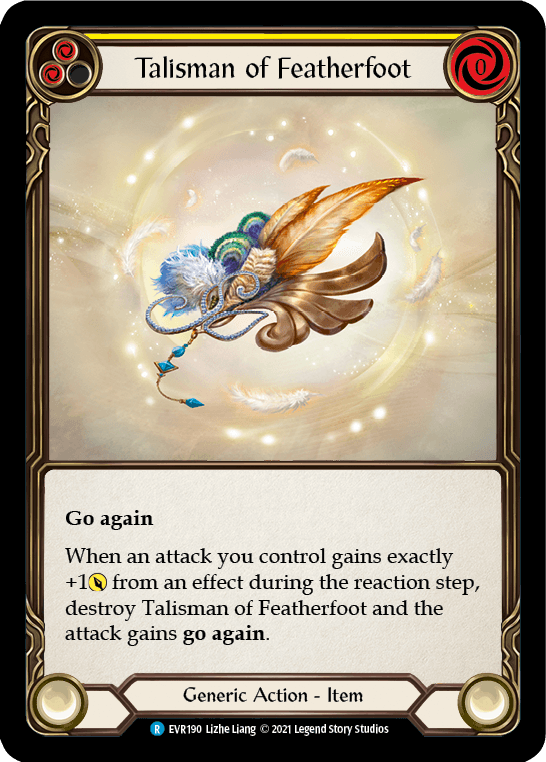 Talisman of Featherfoot [EVR190] (Everfest) 1st Edition Cold Foil - POKÉ JEUX