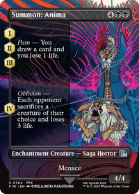 Summon: Anima (Borderless) (FIN-364) - FINAL FANTASY Foil