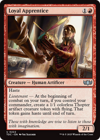 Loyal Apprentice (TDC-222) - Commander: Tarkir: Dragonstorm