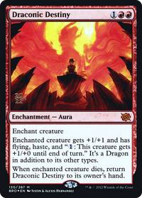 Draconic Destiny [Promotions avant-première de The Brothers' War] 