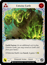 Entwine Earth (Blue) [ELE096] (Tales of Aria) 1st Edition Rainbow Foil - POKÉ JEUX