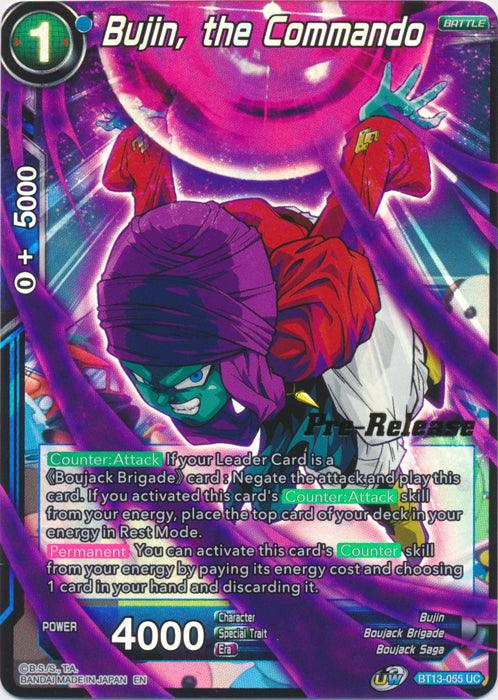 Bujin, the Commando (BT13-055) [Supreme Rivalry Prerelease Promos] - POKÉ JEUX