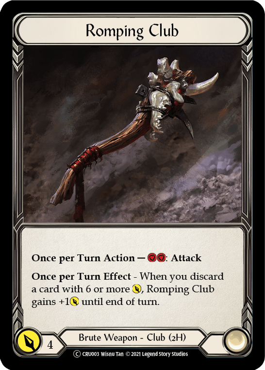 Romping Club [U-CRU003] (Crucible of War Unlimited) Unlimited Rainbow Foil - POKÉ JEUX