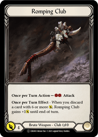 Romping Club [U-CRU003] (Crucible of War Unlimited) Unlimited Rainbow Foil - POKÉ JEUX
