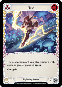 Flash (Blue) [U-ELE179] (Tales of Aria Unlimited) Unlimited Rainbow Foil - POKÉ JEUX