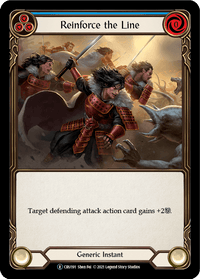 Reinforce the Line (Blue) [U-CRU191] (Crucible of War Unlimited) Unlimited Normal - POKÉ JEUX