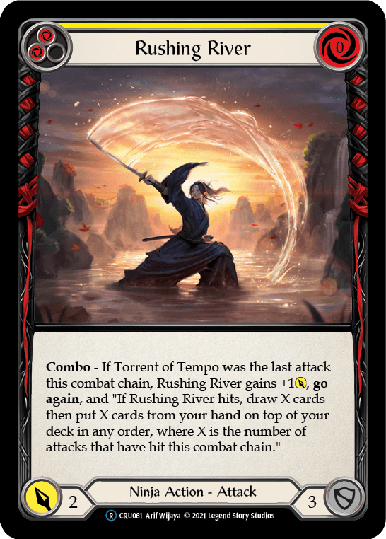 Rushing River (Yellow) [U-CRU061] (Crucible of War Unlimited) Unlimited Normal - POKÉ JEUX