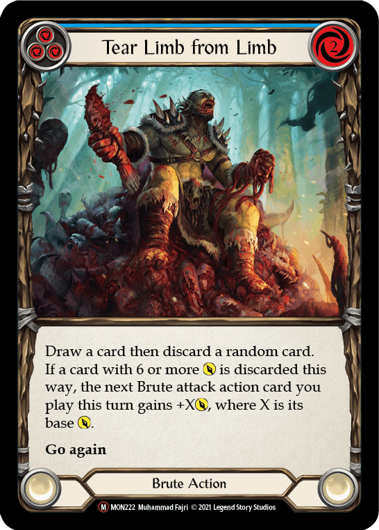 Tear Limb from Limb [U-MON222-RF] (Monarch Unlimited) Unlimited Rainbow Foil - POKÉ JEUX