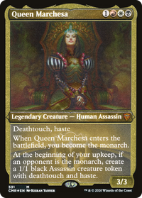 Queen Marchesa (Etched) [Commander Legends]