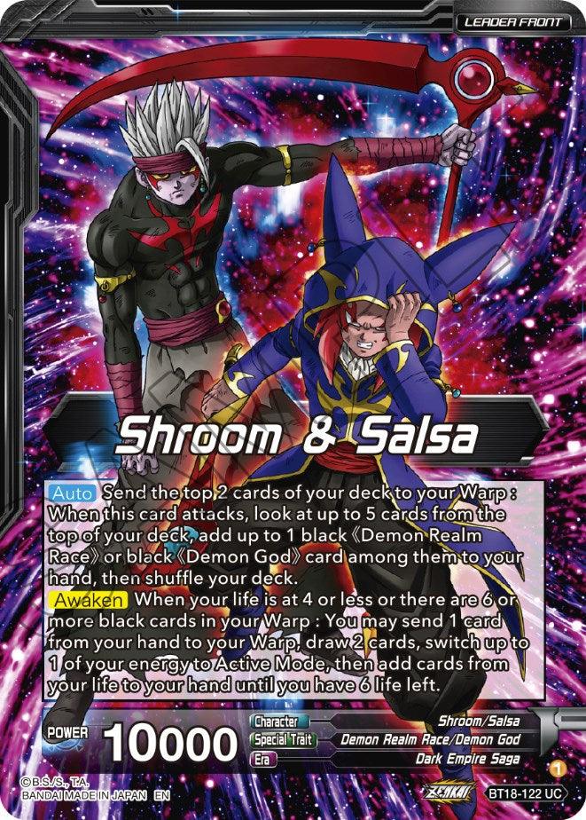 Shroom & Salsa // Demon God Shroom & Salsa, Deadly Genius (BT18-122) [Dawn of the Z-Legends] - POKÉ JEUX