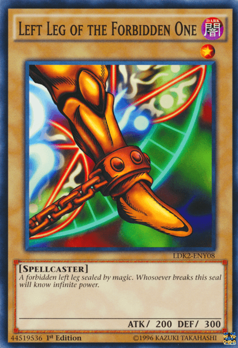 Left Leg of the Forbidden One [LDK2-ENY08] Common - POKÉ JEUX