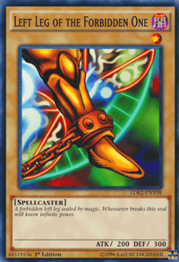 Left Leg of the Forbidden One [LDK2-ENY08] Common - POKÉ JEUX