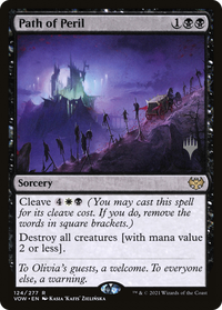 Path of Peril (PPDSK-124) - Innistrad: Crimson Vow Promos Foil