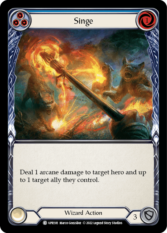 Singe (Blue) [UPR181] (Uprising) Rainbow Foil - POKÉ JEUX