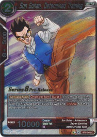 Son Gohan, Determined Training (BT8-005_PR) [Malicious Machinations Prerelease Promos] - POKÉ JEUX