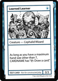 Learned Learner (2021 Edition) [Mystery Booster Playtest Cards]