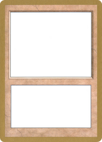 2001 World Championship Blank Card [World Championship Decks 2001]
