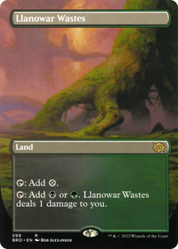 Llanowar Wastes (Art alternatif sans frontières) [La guerre des frères] 