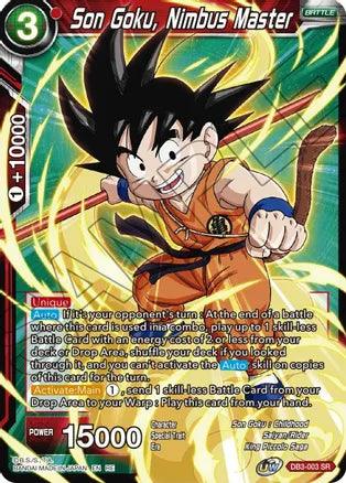 Son Goku, Nimbus Master (DB3-003) [Mythic Booster] - POKÉ JEUX