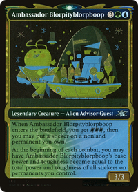 Ambassadeur Blorpityblorpboop (Vitrine) (Galaxy Foil) [Unfinity] 