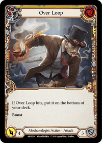 Over Loop (Yellow) [ARC021-C] (Arcane Rising) 1st Edition Rainbow Foil - POKÉ JEUX