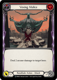Vexing Malice (Red) [U-MON232-RF] (Monarch Unlimited) Unlimited Rainbow Foil - POKÉ JEUX