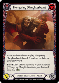Hungering Slaughterbeast (Red) [LEV014] (Monarch Levia Blitz Deck) - POKÉ JEUX
