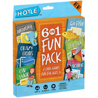 HOYLE - 6-in-1 FUNPACK (Crazy8/Go Fish/OldMaid/SlapJack/Memory/Matching) (EN) (Special Order)
