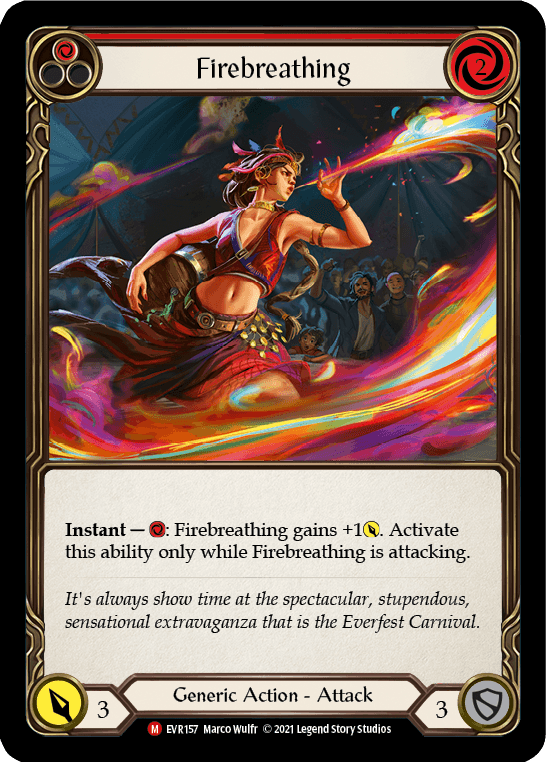 Firebreathing [EVR157] (Everfest) 1st Edition Normal - POKÉ JEUX