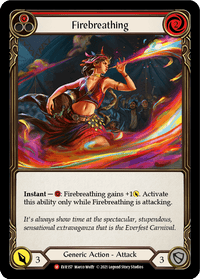 Firebreathing [EVR157] (Everfest) 1st Edition Rainbow Foil - POKÉ JEUX