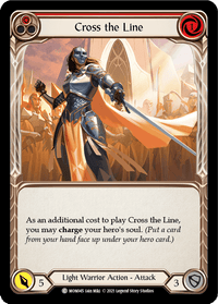 Cross the Line (Red) [MON045] (Monarch) 1st Edition Normal - POKÉ JEUX
