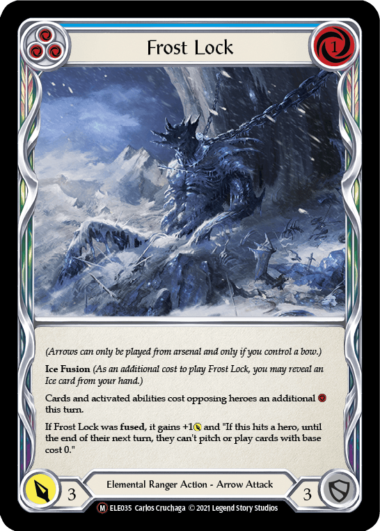 Frost Lock [U-ELE035] (Tales of Aria Unlimited) Unlimited Rainbow Foil - POKÉ JEUX