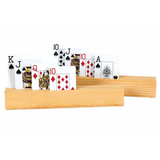 2PC 11" 4 SLOT WOODEN CARD HOLDER (Special Order)